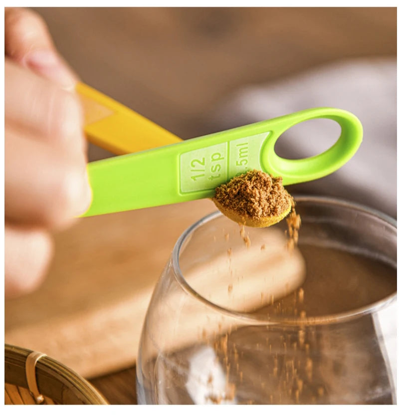 12pcs Plastic Measuring Spoons & Cup Set