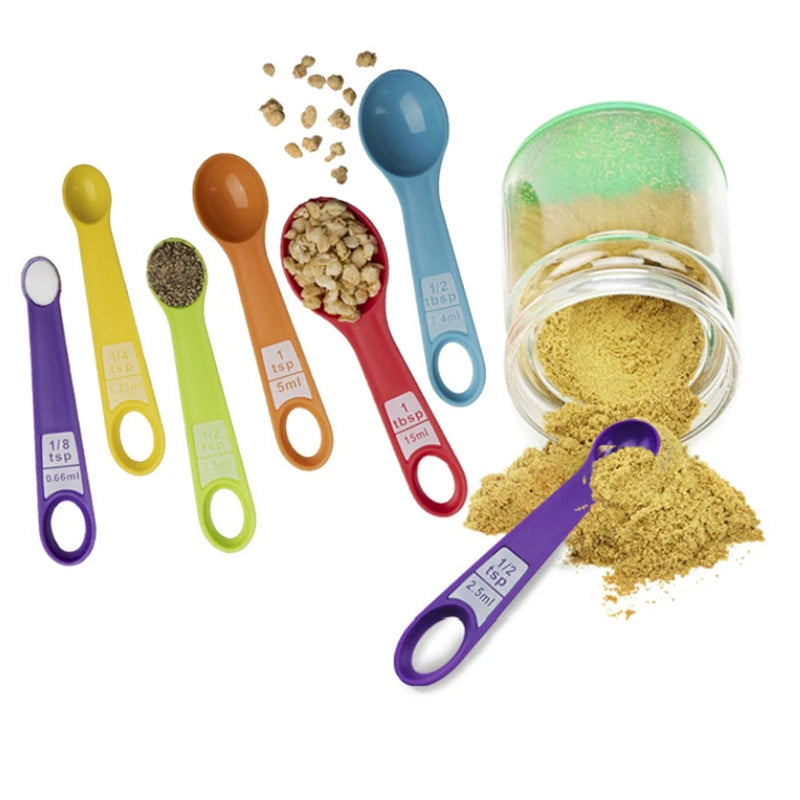 12pcs Plastic Measuring Spoons & Cup Set