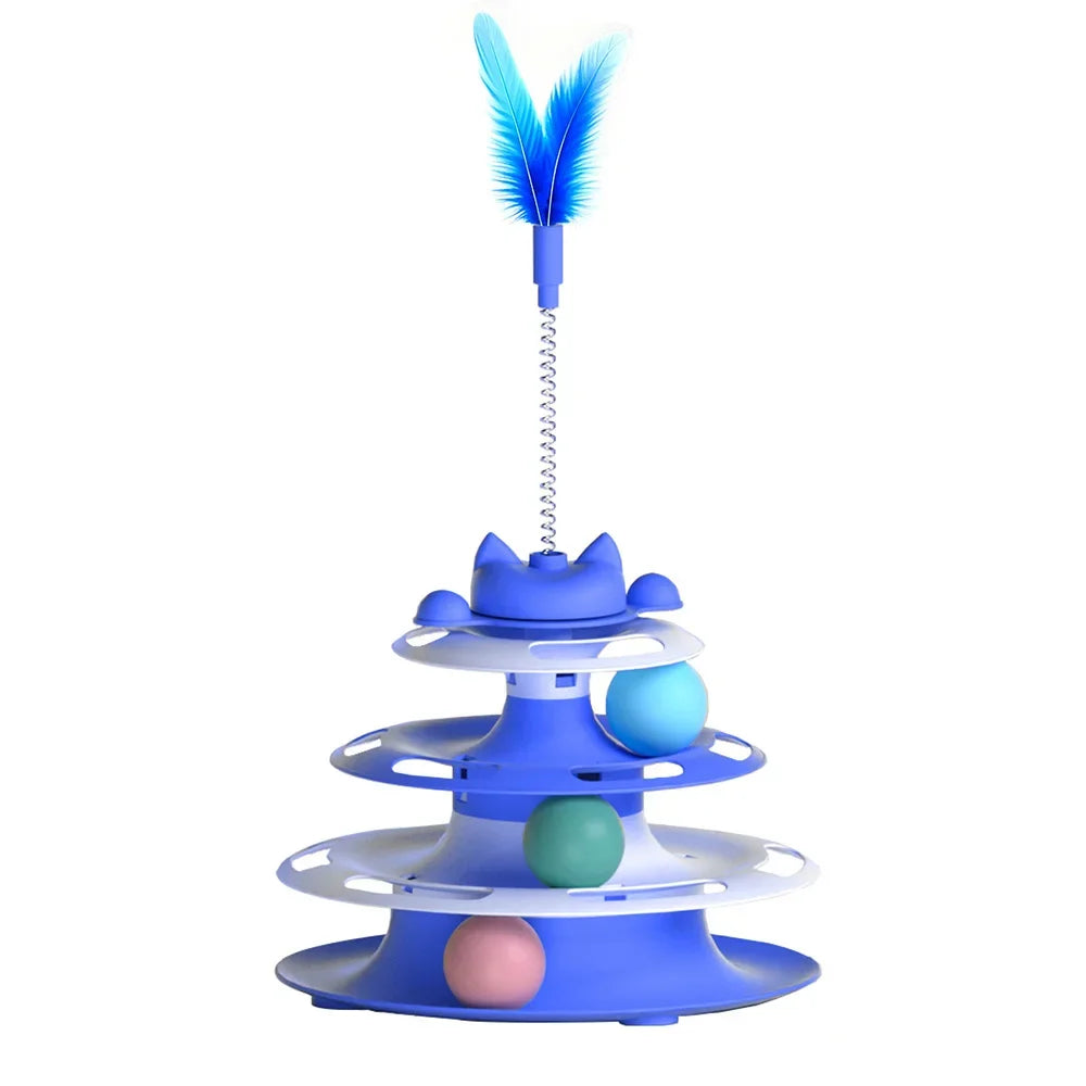 Pet Toys, Funny Stick, Playful Ball Supply, Turntable Ready