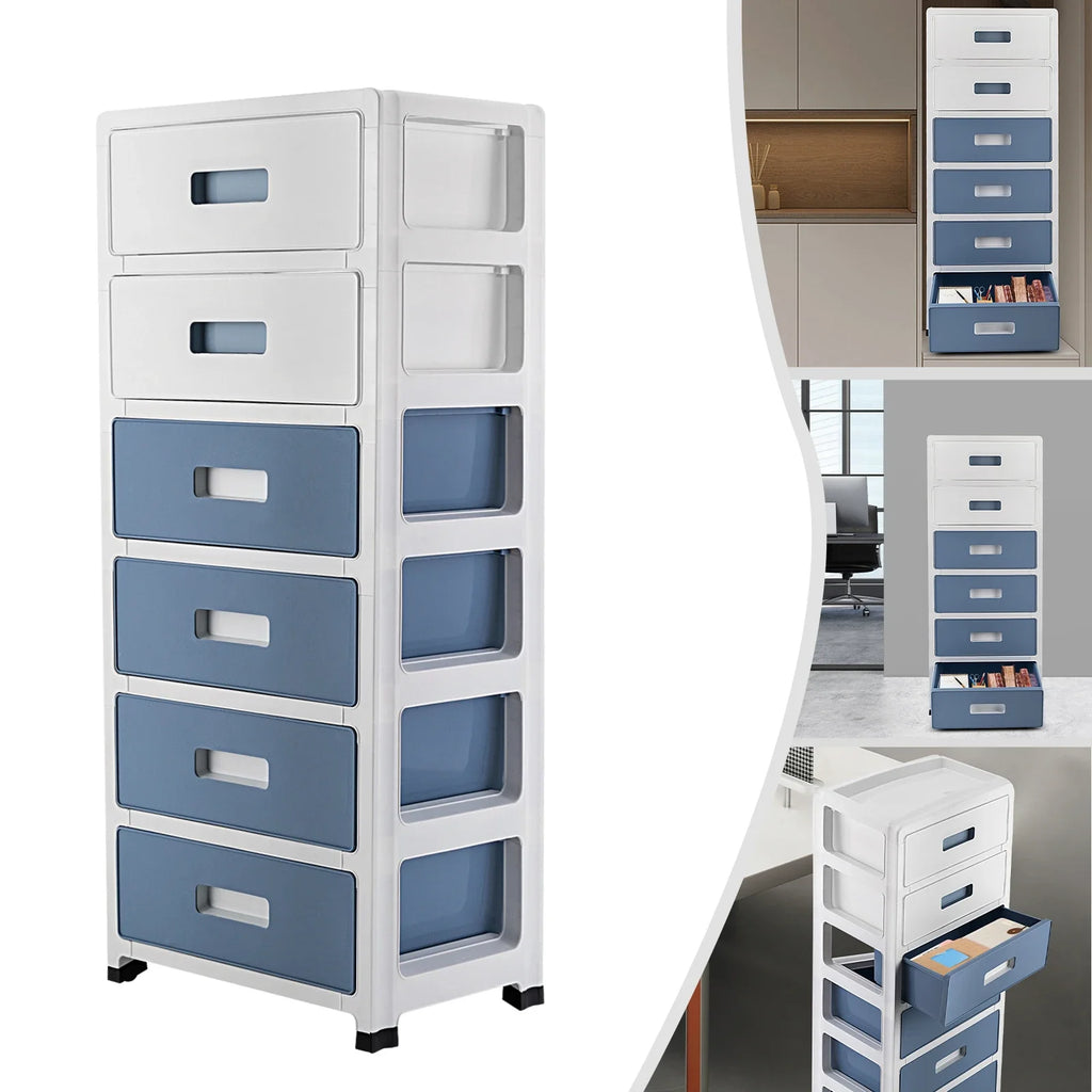 6-Tier Drawer Desktop Organizer Cabinet Space-Saver