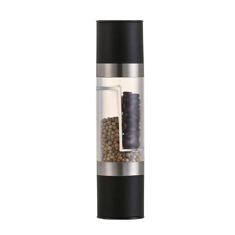 Salt and Pepper Grinder 2 in 1 Manual Stainless Steel Salt Pepper Mills with Adjustable Ceramic Kitchen Tool - Lovies Kitchenwares
