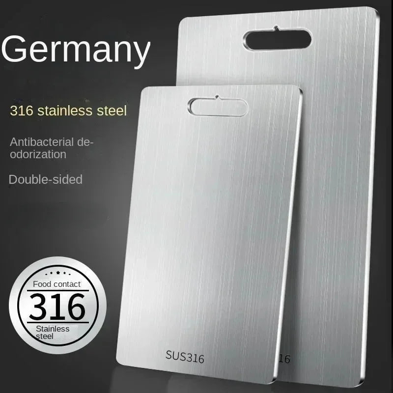 Double Sided Stainless Steel Panel Cutting Chopping and Kneading Board